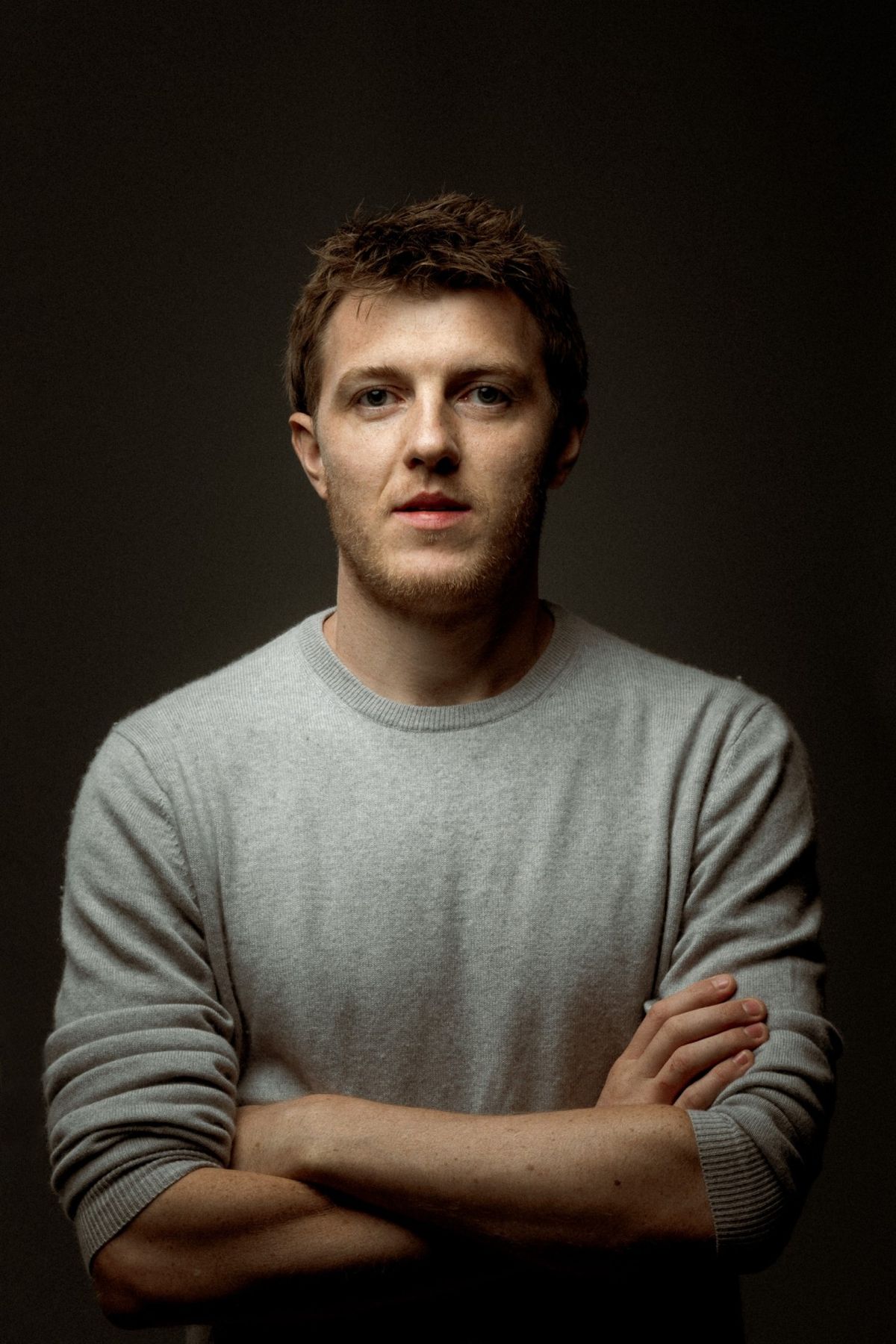 Alexander Demetz, photographer from Val Gardena, arms crossed